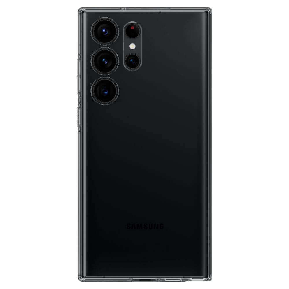 Силиконов Калъф за Samsung S23 Ultra, Spigen Liquid Space Crystal Case, Черен (3)