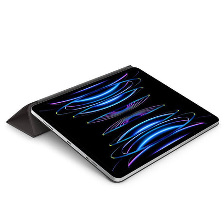 Оригинален Калъф за iPad Pro 12.9 2022-2018/ Air 13, Apple Smart Folio Case Mjmg3, Черен (4)
