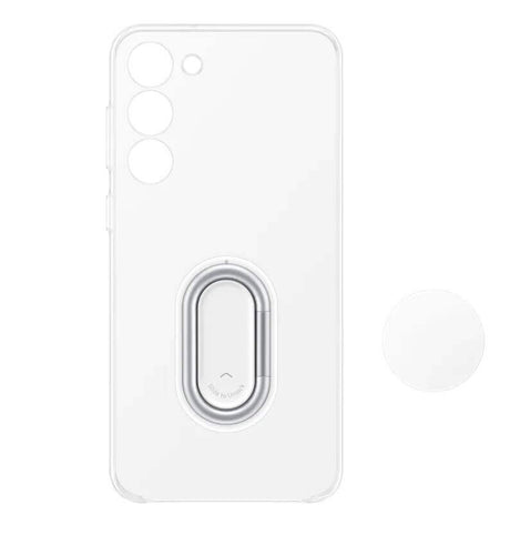 Оригинален Калъф с Поставка за Samsung S23 Plus, Clear Gadget Case EF-XS916CTEGWW, Прозрачен (3)