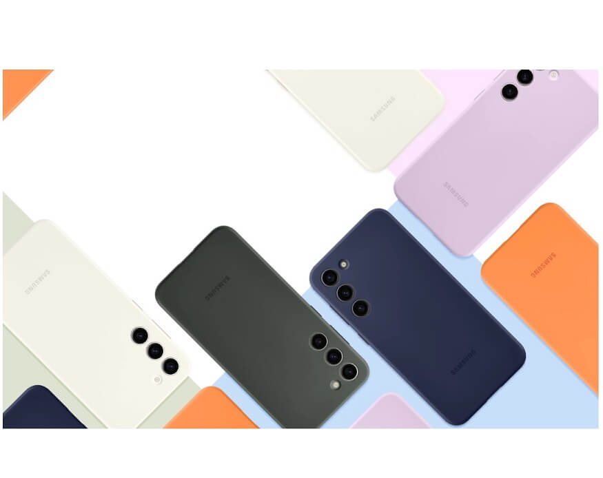 Оригинален Силиконов Калъф за Samsung S23 Plus, Silicone Cover Case EF-PS916TNEGWW, Син (6)