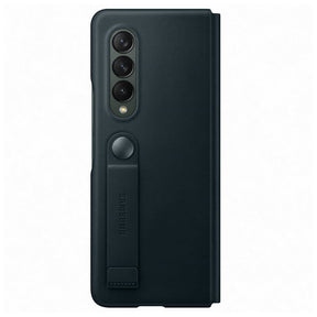 Оригинален Кожен Калъф за Samsung Z Fold 3, Leather Flip Cover Book Case EF-FF926LGEGWW, Зелен