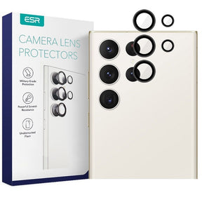 Протектор за Камерата на Samsung S23 Ultra, ESR Camera Lens Ring Glass, Черен
