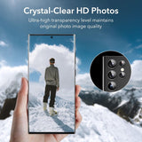 Протектор за Камерата на Samsung S23 Ultra, ESR Camera Lens Ring Glass, Черен (6)