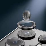 Протектор за Камерата на Samsung S23 Ultra, Hofi CamRing Glass, Черен (2)