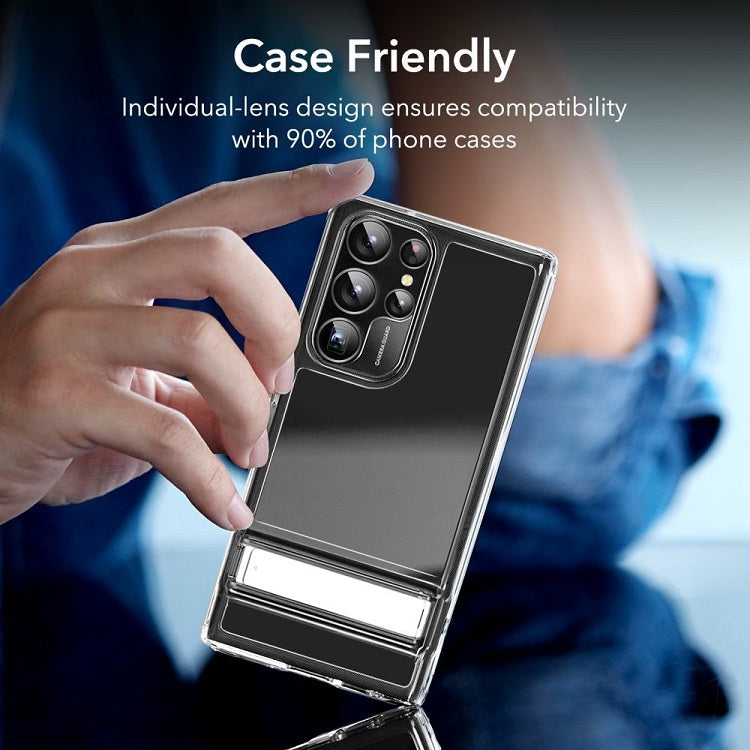 Протектор за Камерата на Samsung S23 Ultra, ESR Camera Lens Ring Glass, Черен (8)
