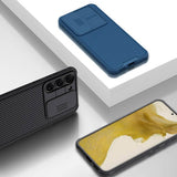Калъф с Плъзгач за Камера за Samsung S23, Nillkin CamShield Case, Черен (4)