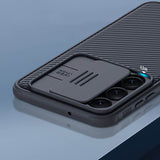 Калъф с Плъзгач за Камера за Samsung S23, Nillkin CamShield Case, Черен (2)