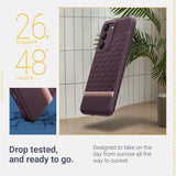 Противоударен Калъф за Samsung S23 Plus, Spigen Caseology Parallax, Бордо (11)