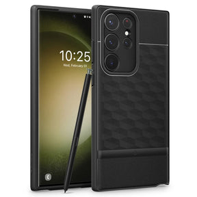 Противоударен Калъф за Samsung S23 Ultra, Spigen Caseology Parallax, Черен