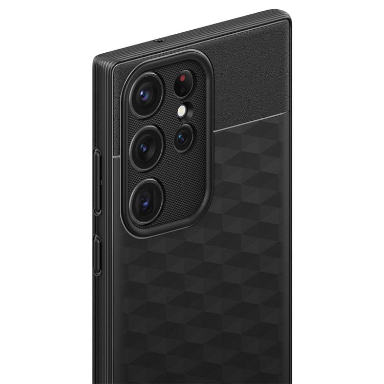 Противоударен Калъф за Samsung S23 Ultra, Spigen Caseology Parallax, Черен (10)