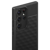Противоударен Калъф за Samsung S23 Ultra, Spigen Caseology Parallax, Черен (10)