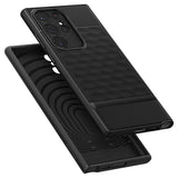 Противоударен Калъф за Samsung S23 Ultra, Spigen Caseology Parallax, Черен (9)