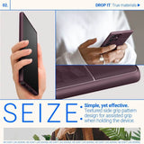 Противоударен Калъф за Samsung S23 Ultra, Spigen Caseology Parallax, Бордо (13)