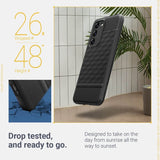 Противоударен Калъф за Samsung S23, Spigen Caseology Parallax, Черен (12)