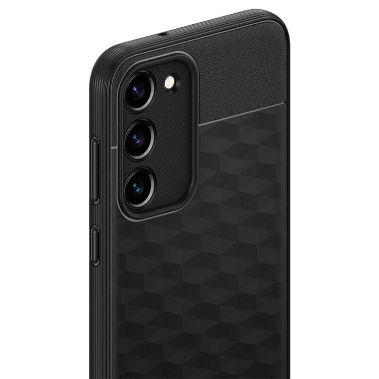 Противоударен Калъф за Samsung S23, Spigen Caseology Parallax, Черен (9)