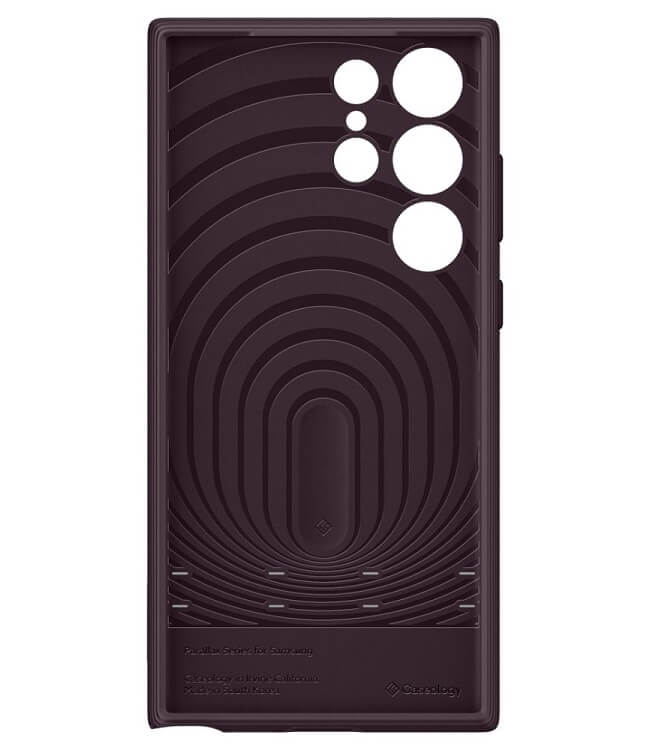 Противоударен Калъф за Samsung S23 Ultra, Spigen Caseology Parallax, Бордо (4)