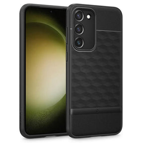 Противоударен Калъф за Samsung S23, Spigen Caseology Parallax, Черен
