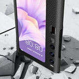 Кожен Калъф с Поставка за Huawei Mate XS 2, GKK Leather Case, Черен (3)