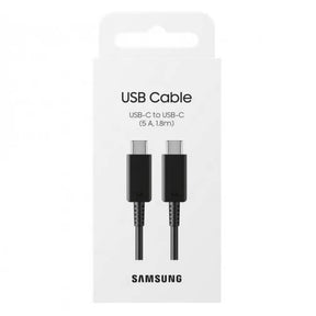 Оригинален USB-C към USB-C Кабел Samsung 1.8m 5A EP-DX510JBEGEU, Черен