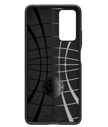Противоударен Калъф за Xiaomi Redmi Note 11 Pro, Spigen Liquid Air Case, Черен (4)