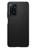 Противоударен Калъф за Xiaomi Redmi Note 11 Pro, Spigen Liquid Air Case, Черен (2)