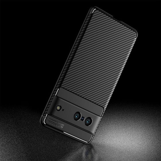 Силиконов Калъф за Google Pixel 7, New Carbon Case, Черен (4)