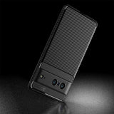 Силиконов Калъф за Google Pixel 7, New Carbon Case, Черен (4)
