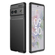 Силиконов Калъф за Google Pixel 7, New Carbon Case, Черен