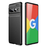 Силиконов Калъф за Google Pixel 7 Pro, New Carbon Case, Черен