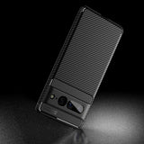 Силиконов Калъф за Google Pixel 7 Pro, New Carbon Case, Черен (3)