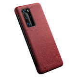 Активен Калъф за Huawei P40 Pro, Qialino Smart Book Case, Червен (2)