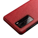 Активен Калъф за Huawei P40 Pro, Qialino Smart Book Case, Червен (5)