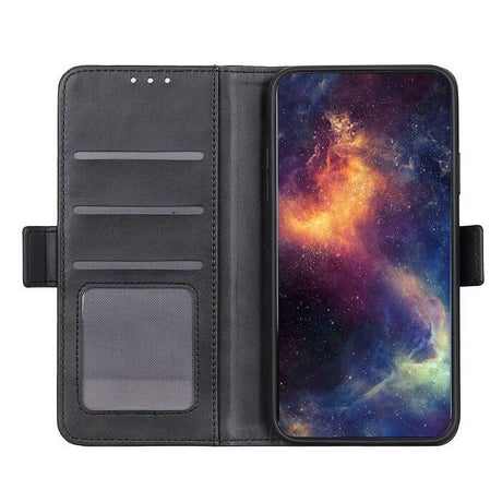 Кожен Калъф за Google Pixel 6, Horse Book Case, Черен (4)