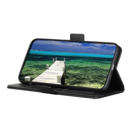 Кожен Калъф за Google Pixel 6, Horse Book Case, Черен (3)