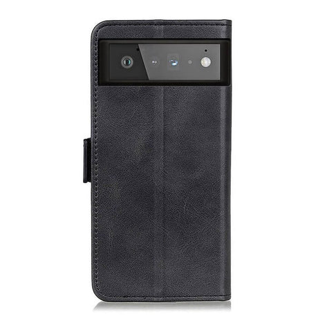 Кожен Калъф за Google Pixel 6, Horse Book Case, Черен (2)