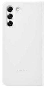 Оригинален Активен Калъф за Samsung S21 FE Smart Clear View Cover Book Case EF-ZG990CWEGEE, Бял (2)