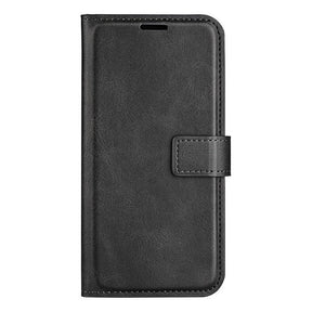 Кожен Калъф за Google Pixel 7, Horse Book Case, Черен
