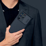 Калъф с Плъзгач за Камера за Samsung S20 FE, Nillkin CamShield Case, Черен (3)