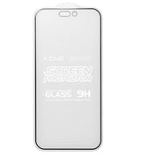 Матов Стъклен Протектор за iPhone 14 Pro, X-one Matte 5D Glass, Прозрачен (2)