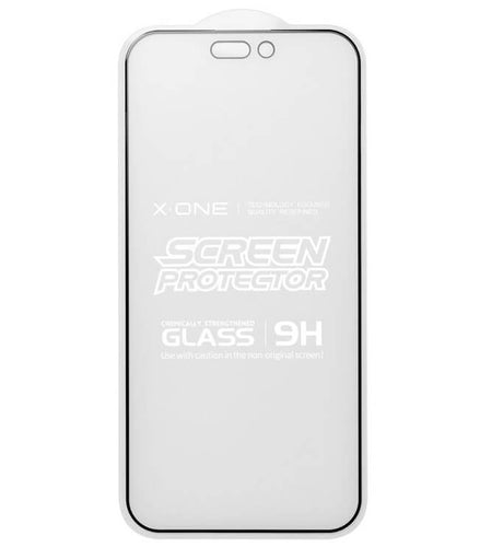 Матов Стъклен Протектор за iPhone 14 Pro, X-one Matte 5D Glass, Прозрачен (2)