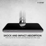 Матов Стъклен Протектор за iPhone 14 Pro, X-one Matte 5D Glass, Прозрачен (4)