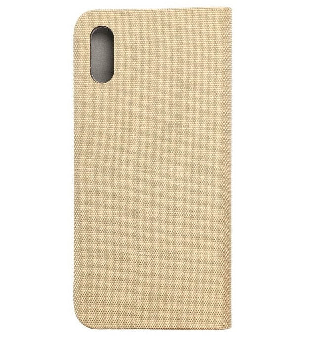 Луксозен Калъф за Xiaomi Redmi 9A, Sensitive Book Case, Златист (2)