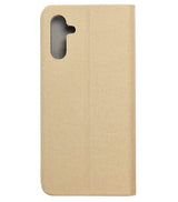 Луксозен Калъф за Samsung A13 5G, Sensitive Book Case, Златист (2)