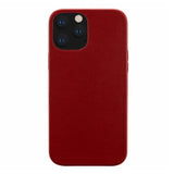 Кожен Калъф за iPhone 12/Pro, Leather Classic Case, Червен