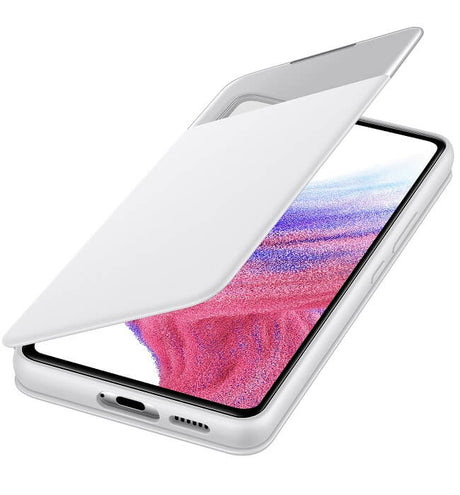 Оригинален Активен Калъф за Samsung A72 S-View Book Case EF-EA725PWE, Бял (2)