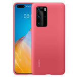Оригинален Силиконов Калъф за Huawei P40 Pro Soft Silicone Case, Червен