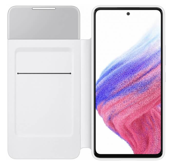 Оригинален Активен Калъф за Samsung A72 S-View Book Case EF-EA725PWE, Бял (3)