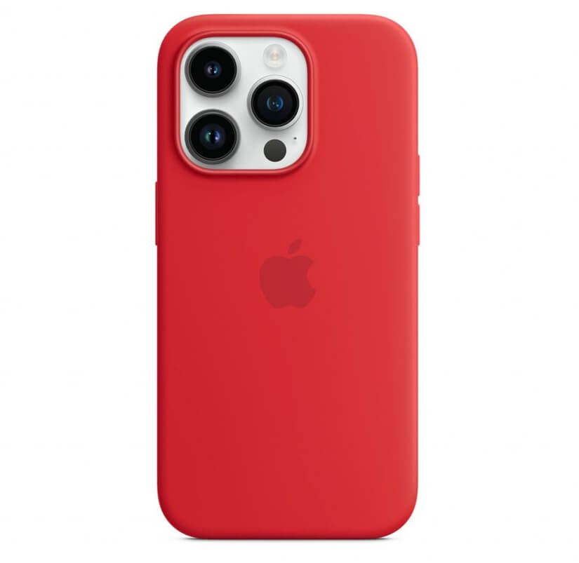 Оригинален Силиконов Калъф за iPhone 13 Pro Max, Silicone Magsafe Case MM2V3ZM/A, Червен