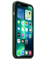 Оригинален Кожен Калъф за iPhone 13 Pro, Leather Magsafe Case MM1G3ZM/A Sequoia, Зелен (6)