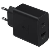 Оригинално Зарядно Samsung Adapter Duo 35W 220V USB-C/USB-A EP-TA220NBE, Черен (3)